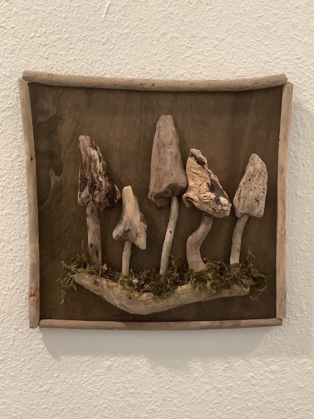 Driftwood Art , Driftwood Mushrooms, Mushroom Art, Driftwood Coastal Decor - Picture 5 of 5
